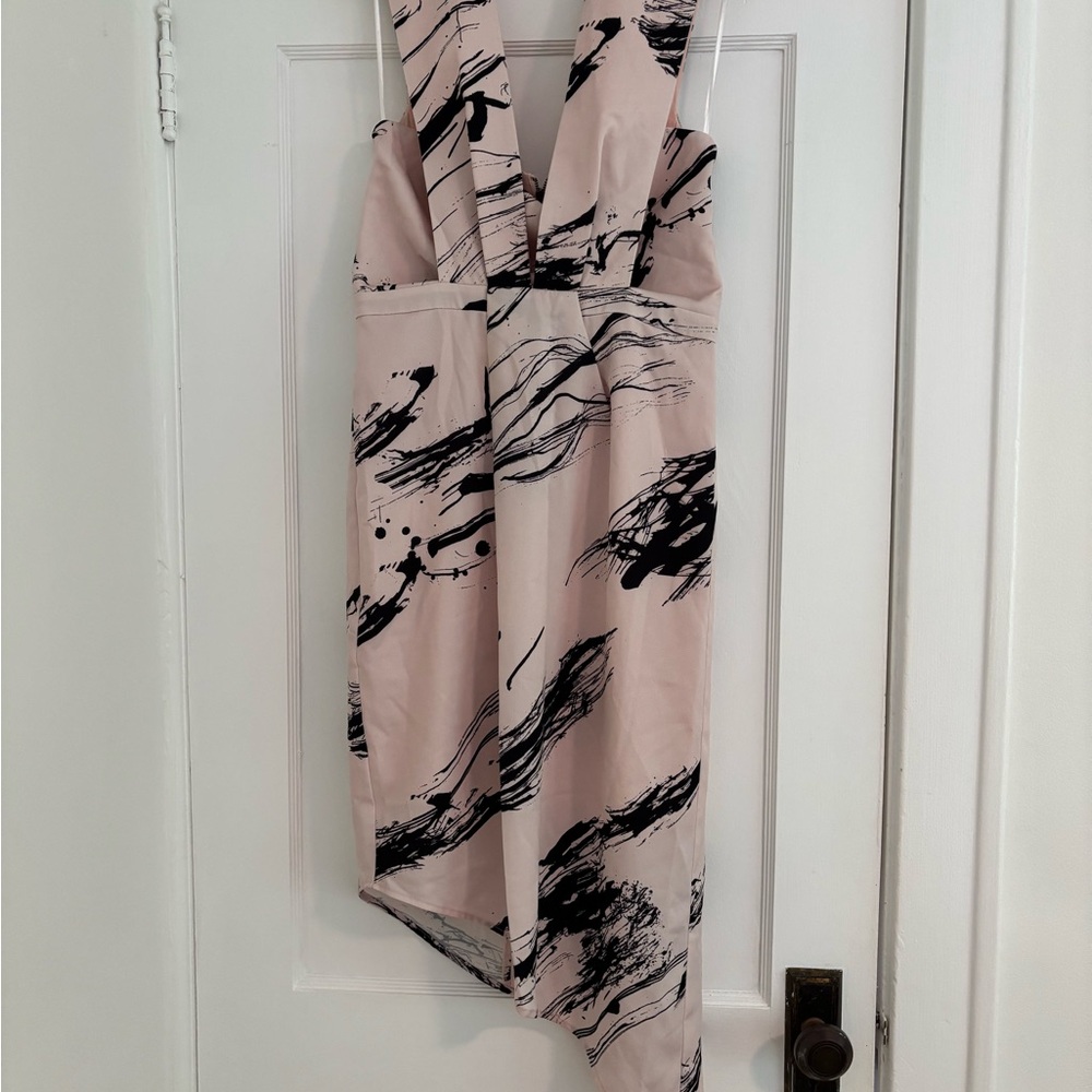 Cooper St Pink and Black Cocktail Dress